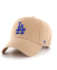 LA Baseball Hat Tan - PINK ARROWS