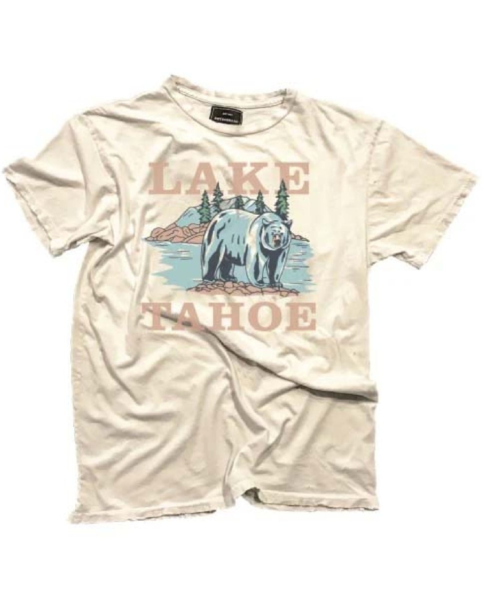 Lake Tahoe Vintage Tee - PINK ARROWS