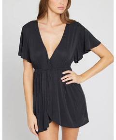 Lana Cover - Up Dress Black - clearpathherbicide