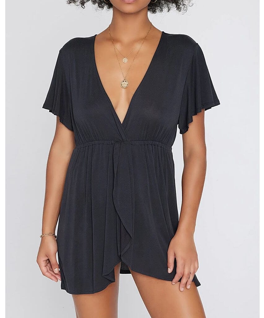 Lana Cover - Up Dress Black - clearpathherbicide