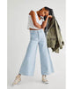 Landry Wide Leg Crop Bay Blue - miamidrugpossession