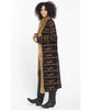 Langston Cardigan Cheetah Chains Knit w/Faux Fur - clearpathherbicide