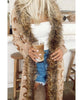 Langston Cardigan Warm Leopard Knit w/Faux Fur - miamidrugpossession