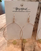 Large Bead Hoops Earrings Spring Green - clearpathherbicide