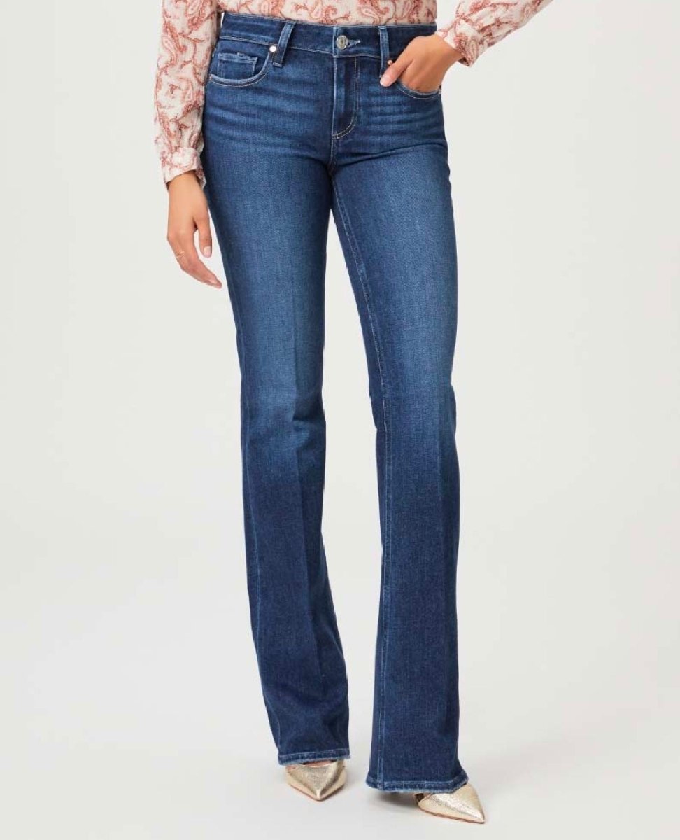 Laurel Canyon PETITE Boot Cut Jeans Foreign Film - 32