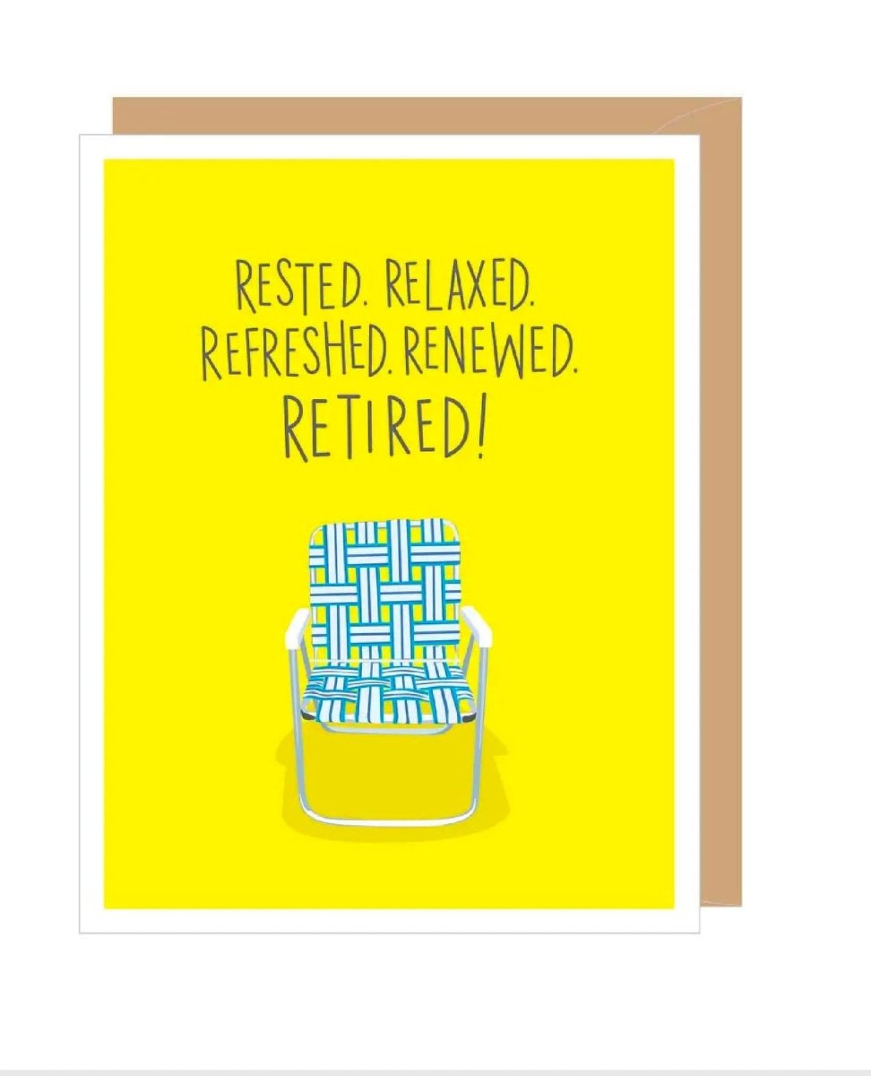 Law Chair Retirement Card - PINK ARROWS