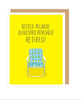 Law Chair Retirement Card - miamidrugpossession