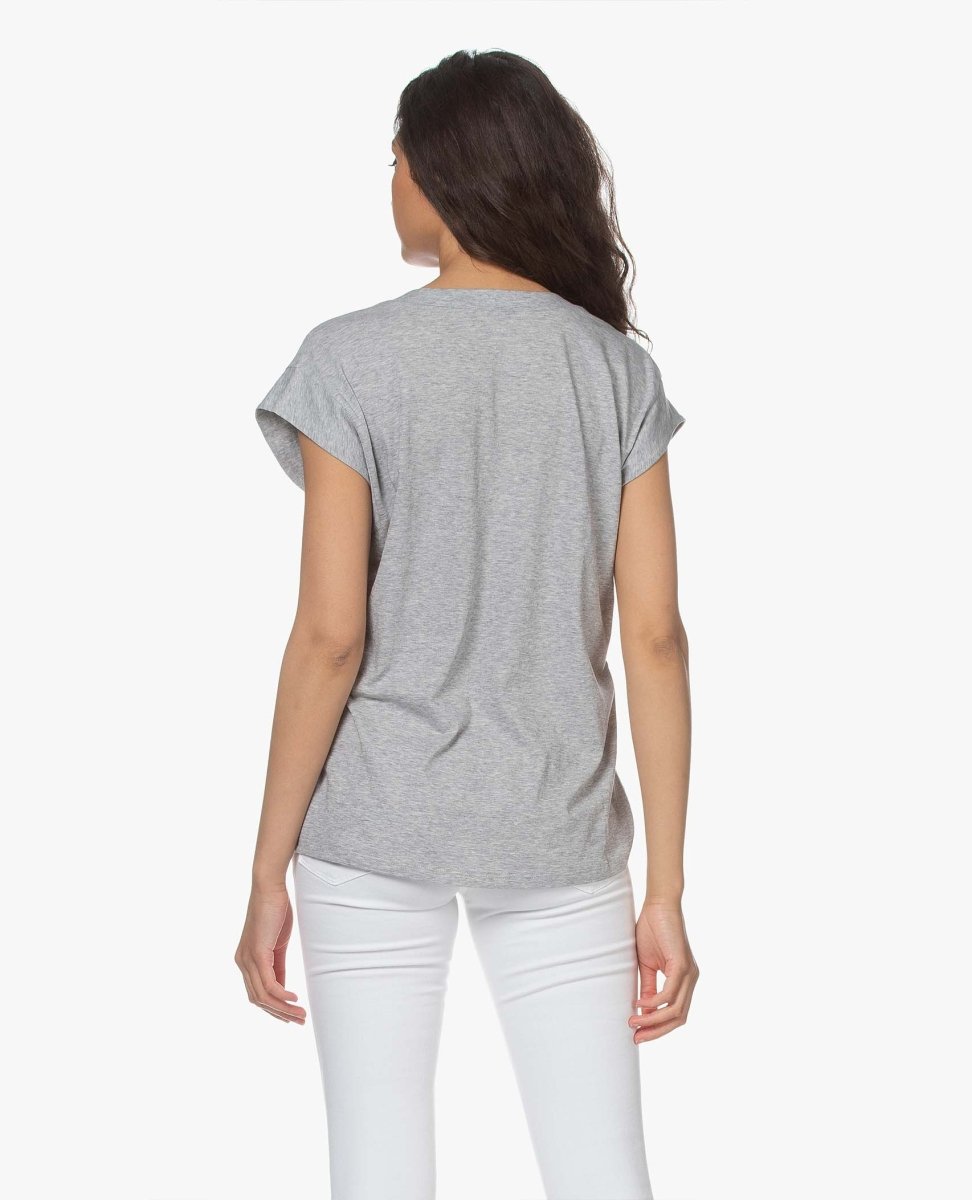 Le Mid Rise V Heather Grey - miamidrugpossession