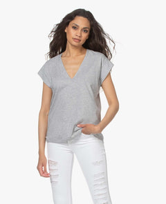 Le Mid Rise V Heather Grey - miamidrugpossession