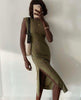 Le Muscle Maxi Dress Fatigue - miamidrugpossession