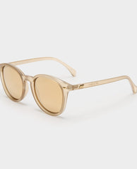 Le Spec Bandwagon Sunglasses Matte Stone - PINK ARROWS