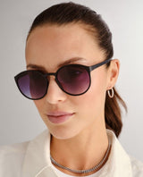 Le Spec Swizzle Sunglasses Matte Black - PINK ARROWS