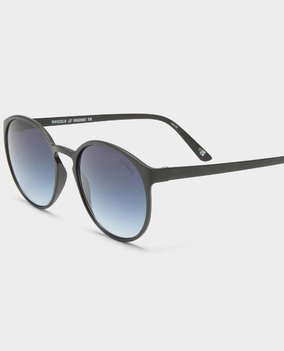 Le Spec Swizzle Sunglasses Matte Black - PINK ARROWS