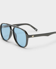 Le Spec Tragic Magic Black Navy Sunglasses - PINK ARROWS