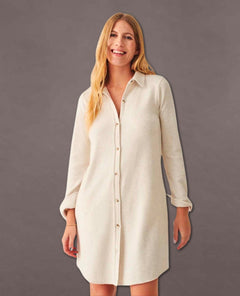 Legend Shirt Dress Off White - clearpathherbicide