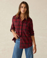 Legend Sweater Shirt Cherry Creek Plaid - PINK ARROWS