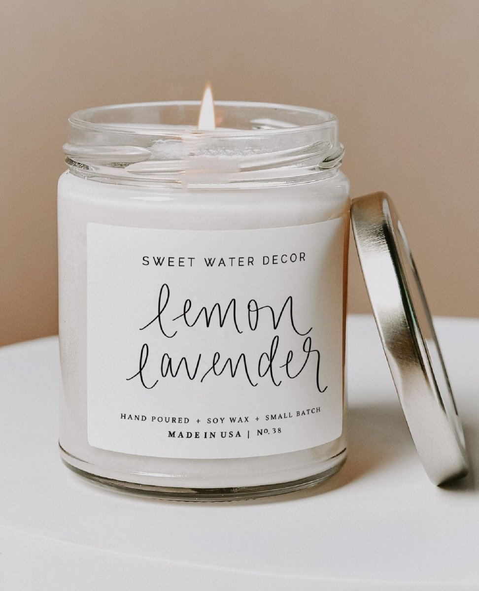 Lemon Lavender Soy Candle - clearpathherbicide