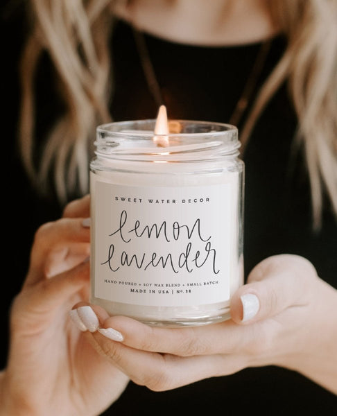 Lemon Lavender Soy Candle - clearpathherbicide