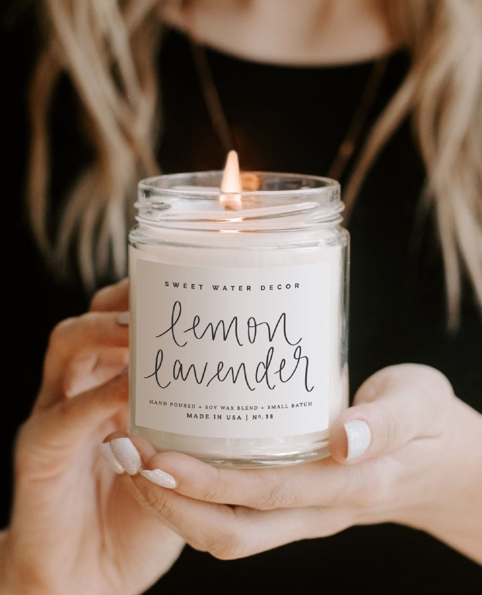 Lemon Lavender Soy Candle - miamidrugpossession