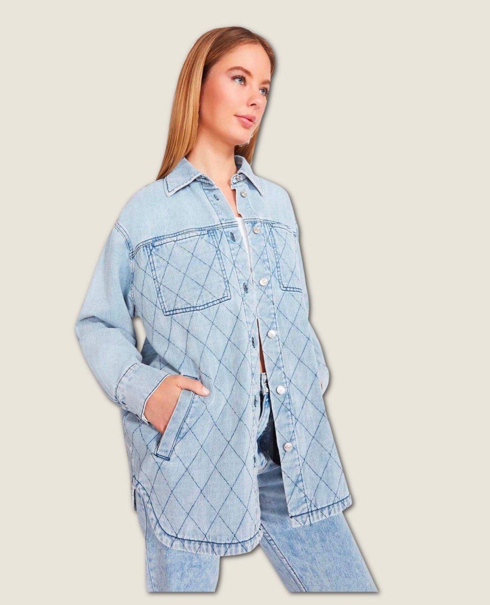 Lennon Quilted Denim Jacket - clearpathherbicide