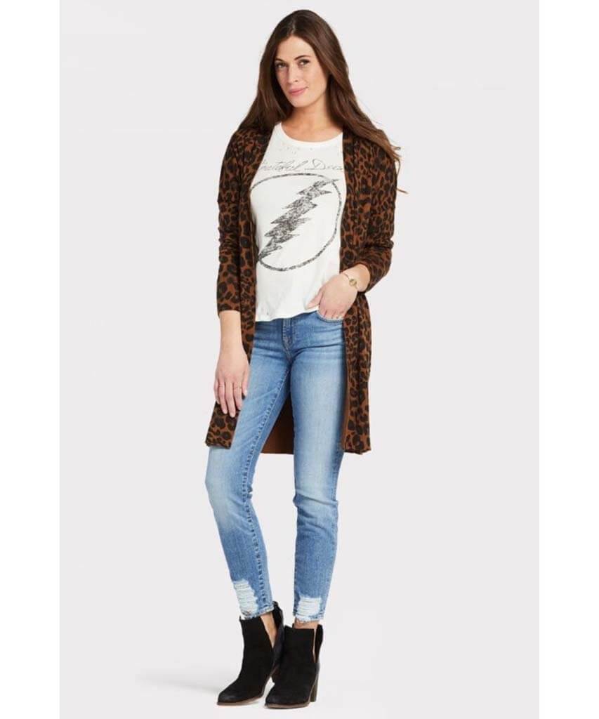 Lenox Cardi Leopard - PINK ARROWS