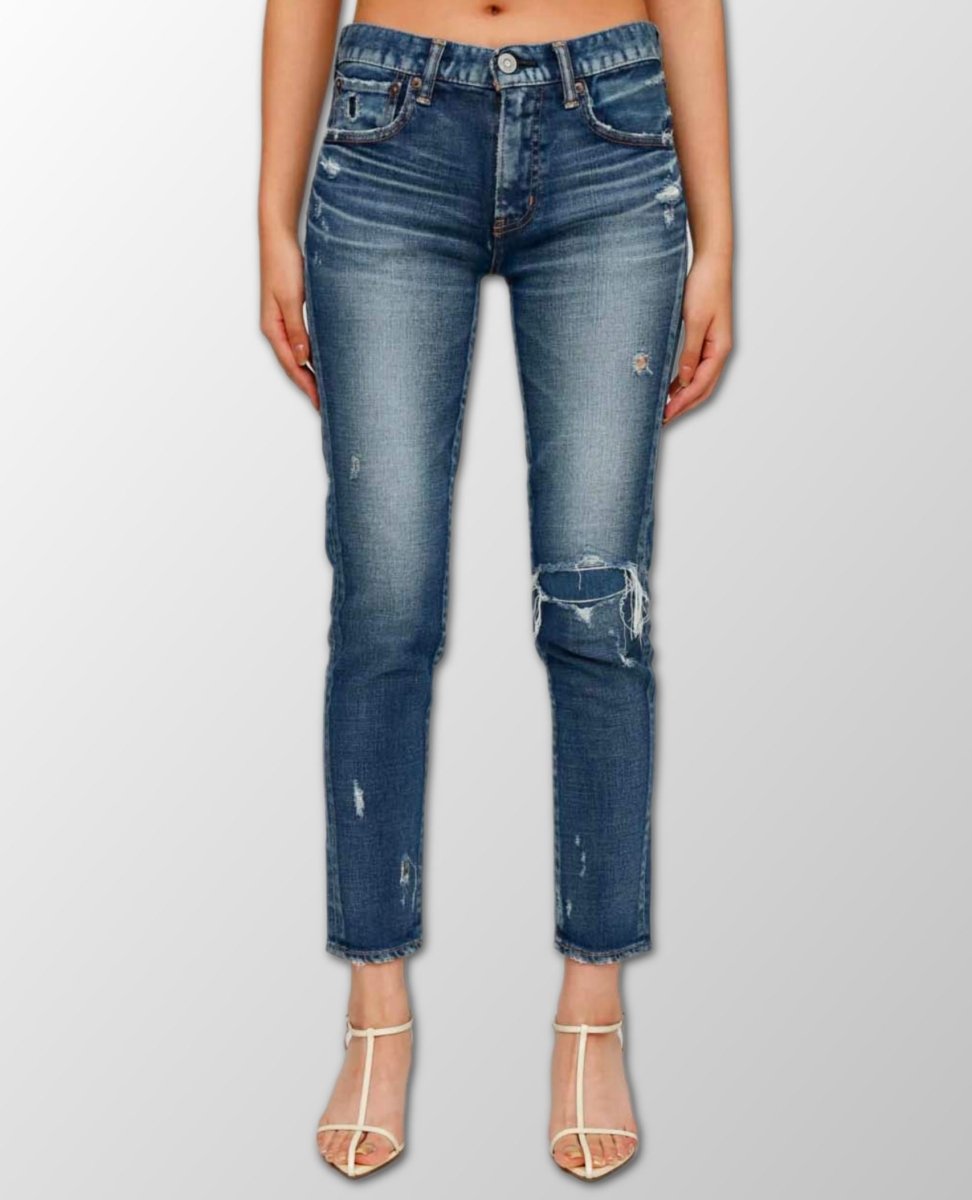 Lenwood Skinny Medium Blue Vintage - miamidrugpossession