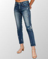 Lenwood Skinny Medium Blue Vintage - miamidrugpossession