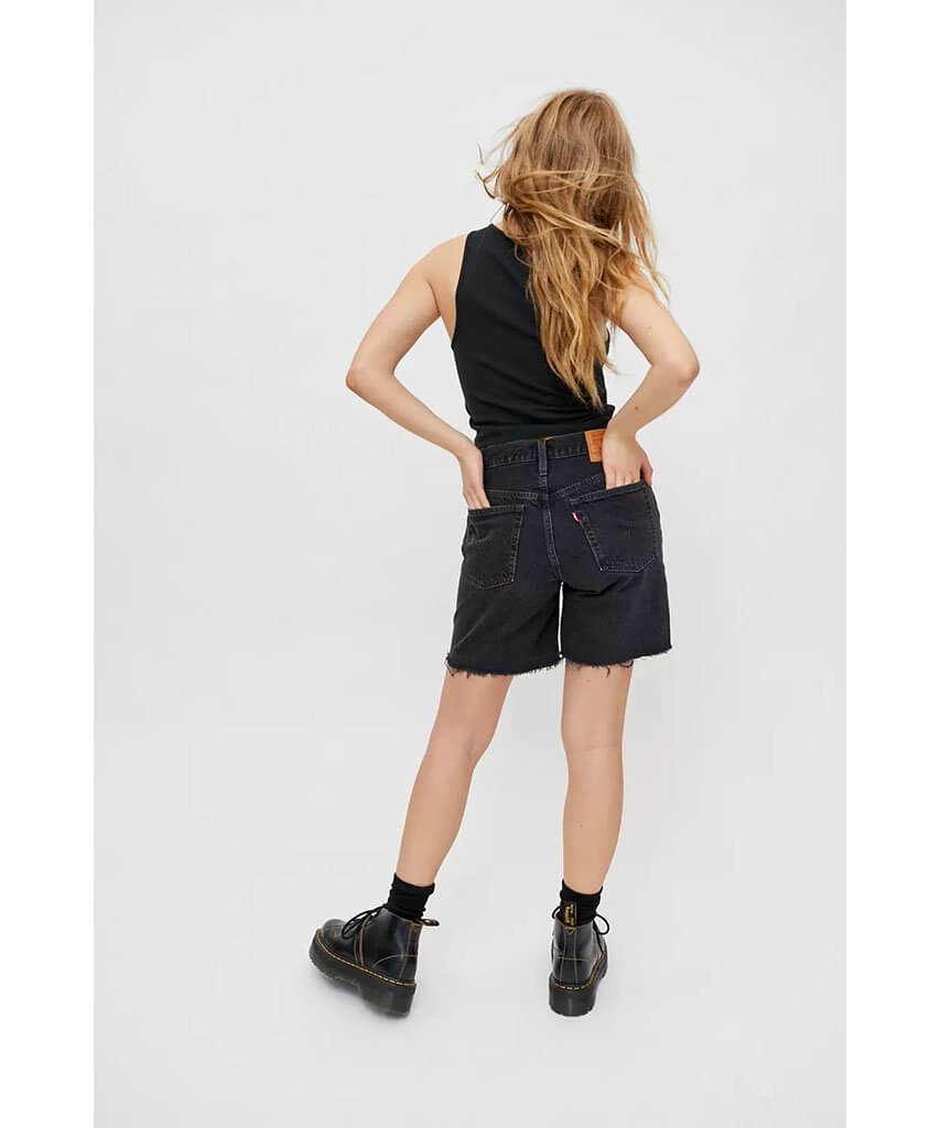 Levi’s 501 Mid - Thigh Denim Short – Lunar Black - clearpathherbicide