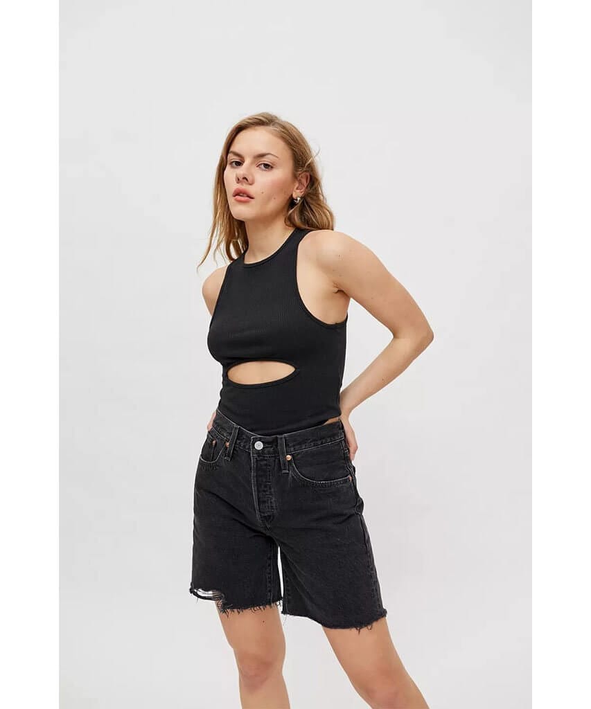 Levi’s 501 Mid - Thigh Denim Short – Lunar Black - clearpathherbicide