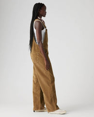 Levi's Baggy Corduroy Overalls Tan - PINK ARROWS