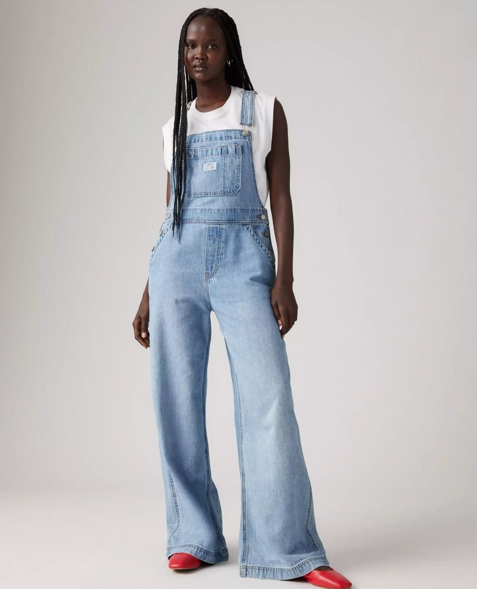 Levi's XL Overall Invested Indigo - PINK ARROWS