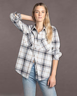 Lewis Long Sleeve Black Brown Plaid - clearpathherbicide