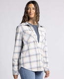 Lewis Long Sleeve Blue Cream Plaid - miamidrugpossession