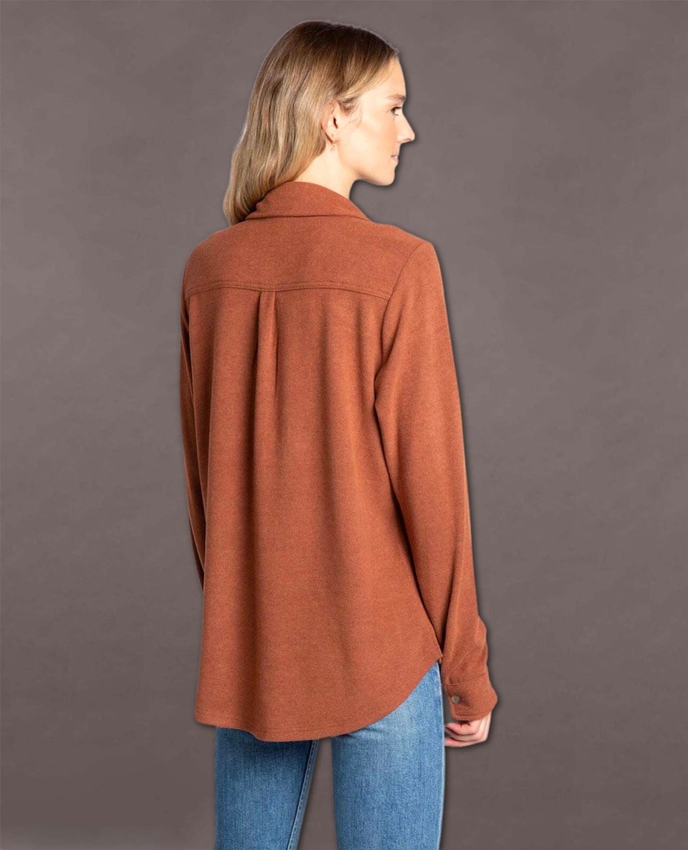 Lewis Long Sleeve Cognac - miamidrugpossession