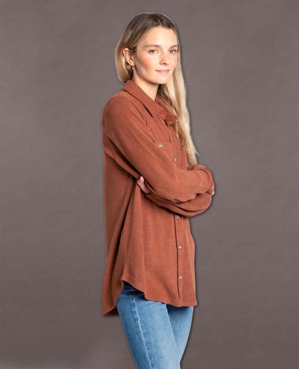 Lewis Long Sleeve Cognac - miamidrugpossession