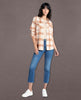 Lewis Long Sleeve Flannel Rusty Ivory Plaid - clearpathherbicide