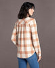 Lewis Long Sleeve Flannel Rusty Ivory Plaid - miamidrugpossession