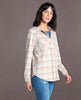 Lewis Long Sleeve Grey Tan Plaid - clearpathherbicide