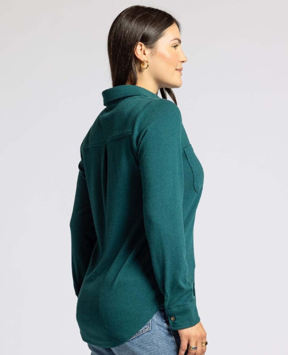 Lewis Long Sleeve Heather Ocean - miamidrugpossession