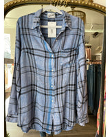 Light Blue Plaid Long Sleeve - clearpathherbicide