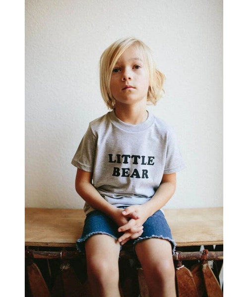 'Little Bear' Grey Tee - miamidrugpossession