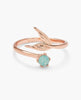 Little Mermaid Fin Ring Rose Gold - clearpathherbicide