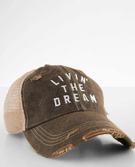 Livin' The Dream Trucker Hat - PINK ARROWS