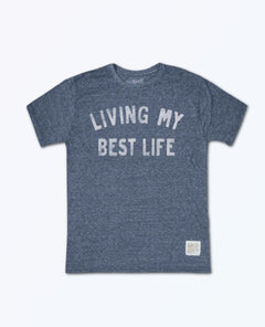 Living My Best Life Blue Unisex Tee - clearpathherbicide