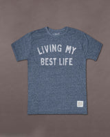 Living My Best Life Blue Unisex Tee - clearpathherbicide