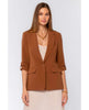 Lizzy Brown Tab Sleeve Blazer - clearpathherbicide