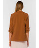 Lizzy Brown Tab Sleeve Blazer - clearpathherbicide