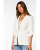 Lizzy White Tab Sleeve Blazer - clearpathherbicide