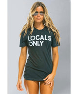 Locals Only Charcoal Tee - clearpathherbicide