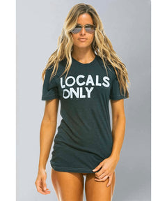 Locals Only Charcoal Tee - clearpathherbicide